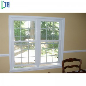 Púdar Cumhdach Oifig Sábháilteachta Lock Dath Champagne Dath Alúmanam Fráma Gloine Ingearach Fuinneog Fuinneog Ó tSín Monaróir