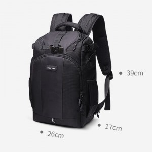 TH350 níolón faisin nua ceamara dubh backpack turas taistil backpack backpack ríomhaire glúine
