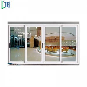 LYS 120 Ardaithe agus Sleamhnáin Doras Le Gloiniú Dúbailte Do Cumhdach Púdar Fuinneog Teach Só