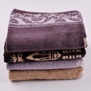 Towel Hand Desgin Jacquard Velor