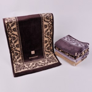 Towel Hand Desgin Jacquard Velor