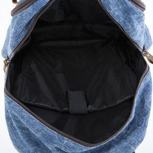 18SC-6940D Vintage Crazy Capall fíor Leathar Camo Backpack Backpack Mórdhíol Do na bhFear