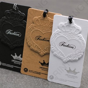 Lipéad Éadaí Cruthaitheach Faisean hangtag Rinneadh an saincheist 02