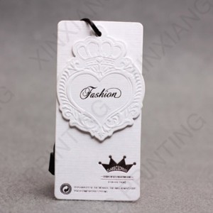 Lipéad Éadaí Cruthaitheach Faisean hangtag Rinneadh an saincheist 02