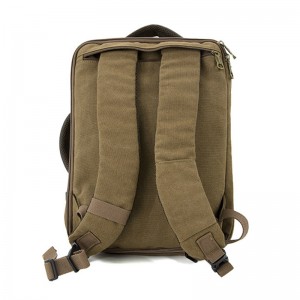 19SA-7921D Táirgí te Camel Frith-ghoid Backpack Le Pacáiste Daypack Muirearú Usb
