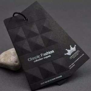 Lipéad éadaigh faisin cruthaitheach hangtag Saincheap déanta 9