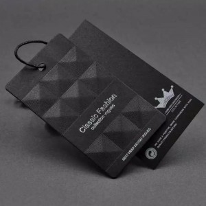 Lipéad éadaigh faisin cruthaitheach hangtag Saincheap déanta 9