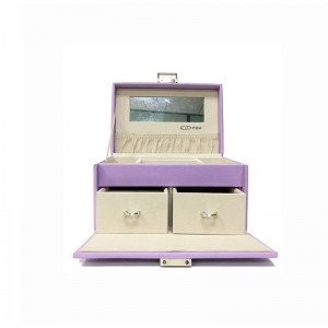 Bosca Bronntanais Stórála Saincheaptha ar Jewelry Cur chun cinn Eagraí Jewelry Bronntanais