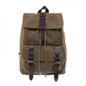 17SC-5848M Mórdhíol Taisteal Canbhás Backpack Taisteal Man Chustaim 15 \