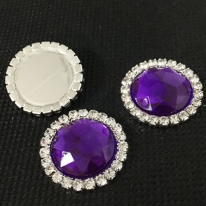 faisin dathanna maisiúla éagsúla cruinn cothrom ais cnaipe criostail aicrileach aicrileach 12