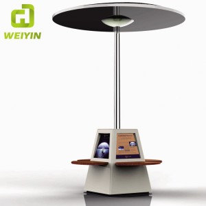 Binse Fógraíochta Cliste Cumhachtaithe Gréine le Charger Soilsiú USB faoi stiúir do Allamuigh