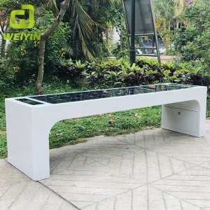 Troscán Gréine Sráide Cliste Suíocháin Uirbeacha le haghaidh Úsáid Lasmuigh