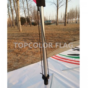 Bratach Trá Cleite Fógraíochta Clóbhuailte Lasmuigh