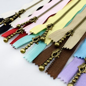 zipper cré-umha 10 lámh dathúil zipper miotail DIY20cm Uirlisí fuála oiriúint le haghaidh gabhálais Éadaí Mála 4