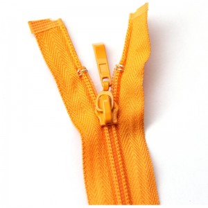 Cóta cadáis oscailte deireadh 70 cm 5 # níolón zipper 5