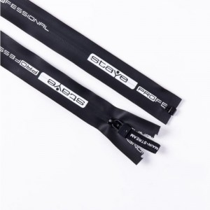 2019 díol te tSín poirceallán ardchaighdeán saincheaptha zipper plaisteach uiscedhíonach zipper 10