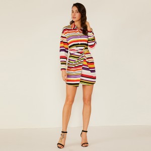 Éadaí an Oem An Measc Nua Dath Measc Fada Gúna Boho Corr Gúnaí Faisean Samhraidh Mná