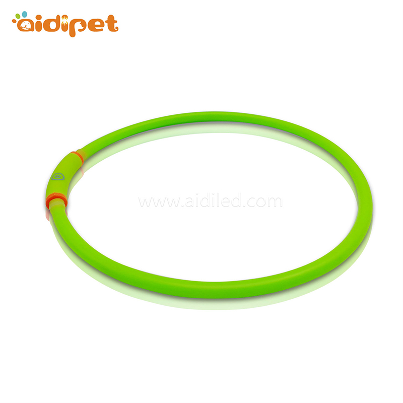 Madra Gealánach Ábhar faoi stiúir Collar Bog TPR USB Gearradh Madra Super Reedable Madraí Gearradh le Méid Éagsúla go Fit Pups