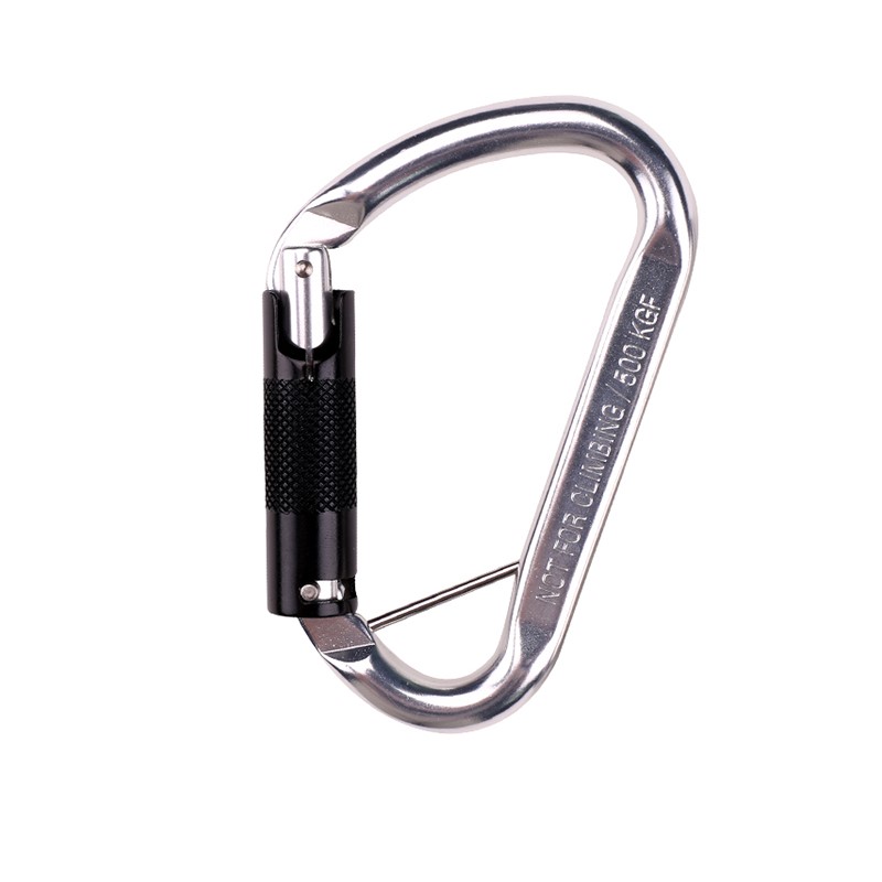 Eitlíocht alúmanam sléibhteoireacht búcla mear amuigh faoin aer carraig dreapadóireachta carabiner campáil folláine Yoga hammock le Accessories Hook sábháilteachta cóimhiotal alúmanaim