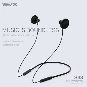 WEX - Earphone Bluetooth S33