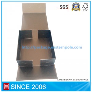 Bosca páipéir foldable sála maighnéad dubh