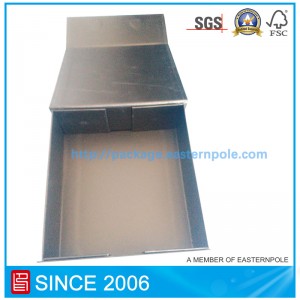 Bosca páipéir foldable sála maighnéad dubh