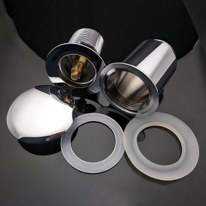 Prás chrome plátáilte cliceáil bualadh bos dramhaíl suas le haghaidh cuan