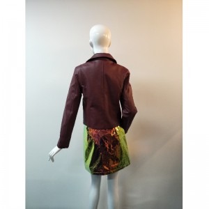 BEICoir PU BURNUNDY JACKET RLWPJ0027N