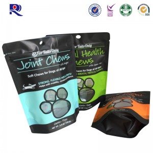 Trükitud ja lamineeritud doypack püstiasendis tervete toodete jaoks 100g 250g 500g 1000g