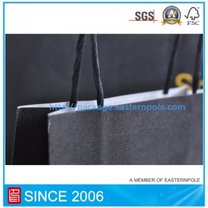 Mála páipéar dubh le lógó stampála scragall