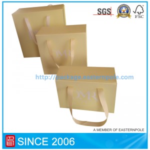 Bosca pacáistiú róin maighnéad buí foldable