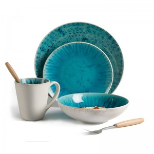 soláthróir poircealláin gach cineál bialann óstáin dinnéar ceirmeach seirbhís boird dinnéar poircealláin ceirmeach dearadh bán