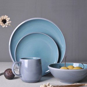 soláthróir poircealláin gach cineál bialann óstáin dinnéar ceirmeach seirbhís boird dinnéar poircealláin ceirmeach dearadh bán