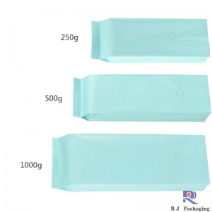 Hulgiäärne Gustset Valed Matte või gloss Aluminum foolium Coffee Bag 2500g 1000g