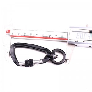 Carraig Hook Allamuigh dreapadóireachta campáil príomh-ghlas carabiner il-fheidhm mountaineering Hook mountaineering buckle amuigh faoin aer ghabháil mear trealamh titim glas glas ainmhithe chun tosaigh trí rópa le hook eitlíocht ...