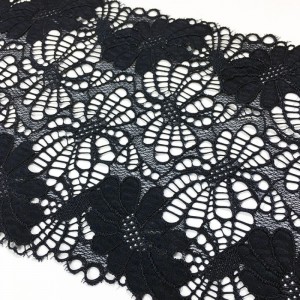 Lása leathan leaisteach spandex níolóin le leathan 18CM do fo-éadaí nó baill éadaigh