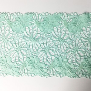 Lása leathan leaisteach spandex níolóin le leathan 18CM do fo-éadaí nó baill éadaigh