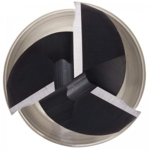 Muileann Deireadh Srón Chearnóg Carbide, Inis, Gearr Críochnaithe, Roughing agus Críochnaithe TiAlN, Helix Céime 30, 3 Fliúit, 1.5 \