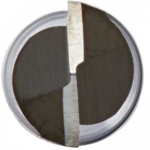 Muileann Deireadh Préimhe Soladach Carbide, Fada Fada, 2 Fliúit, 1/4 \