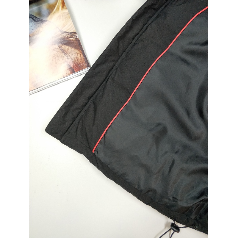 BLACK PUFFER JACKET RLMPC0018N