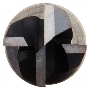 Muileann Deireadh Soladach Carbide, AlTiN Brataithe, 4 Fliúit, 1/4 \