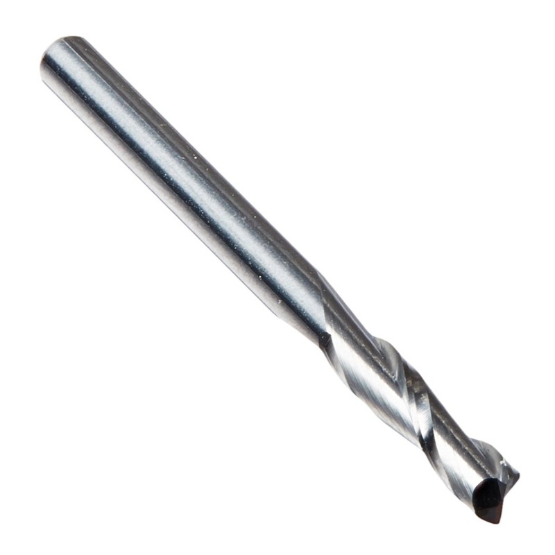 Préimh Deireadh Soladach Carbide End Mill, 2 Fliúit, 1/8