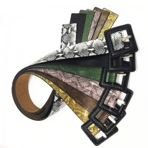 HD0728 - Snake Nua Clóbhuailte Agus Leopard Belts Belts Accessories Belts Belts
