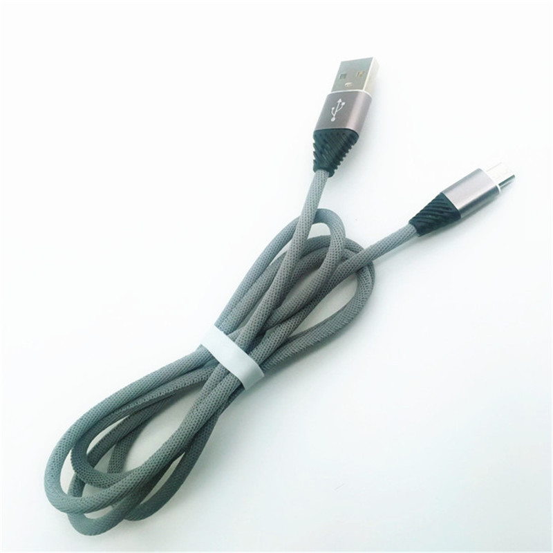 Cotton KPS-1004CB Micrimhilseach Chustaim fíodóireacht 1m 2.2a muirear tapa cábla micrea usb do android