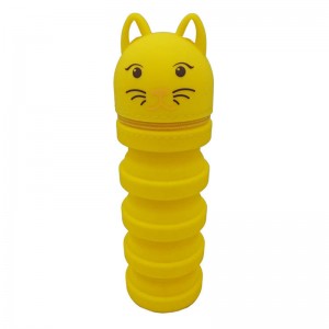 Mála peann silicone Cás peann luaidhe saincheaptha zipper greannmhar