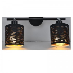 féach solas-2LT le scáth fabraice gearrtha léasair