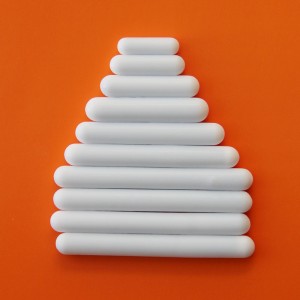 Lab bán PTFE Teflon Brataithe Barraí Stirrer maighnéadach Magnets casadh