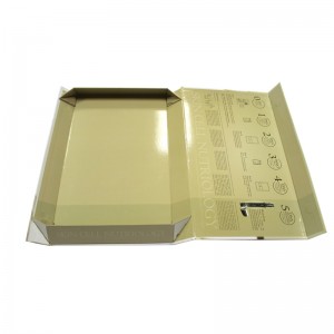 Bosca Bronntanais Cineál an Leabhair Chustaim le haghaidh pacáistiú cosmaidí