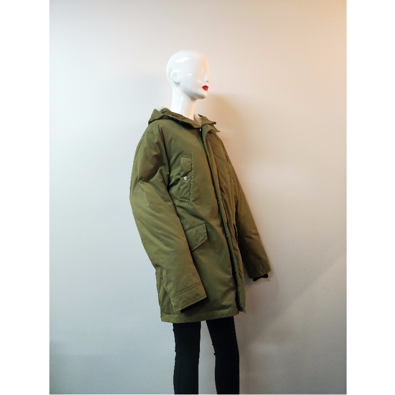 KHAKI LADIES 'HOODED COAT RLWPC0088