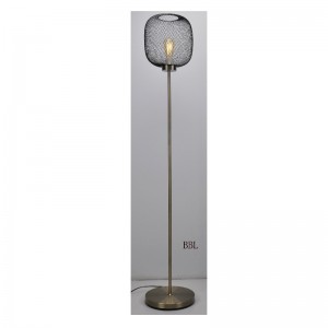 Lampa nua-aimseartha urláir le scáth mogalra